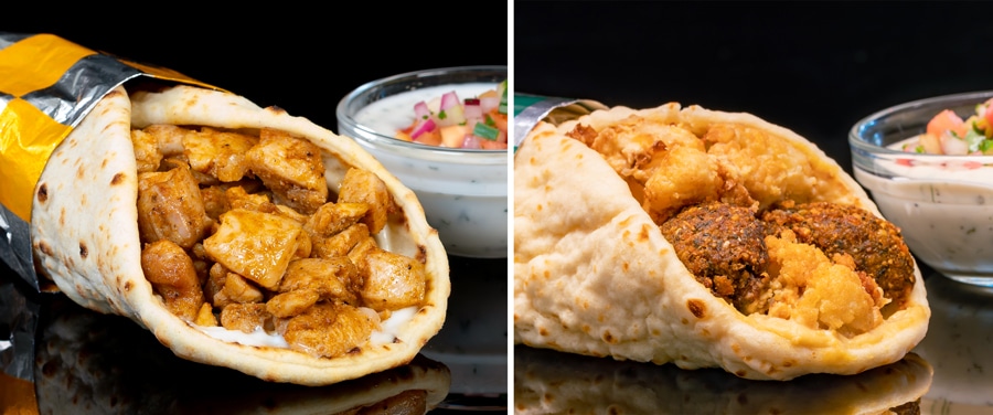 Shawarma Palace menu.