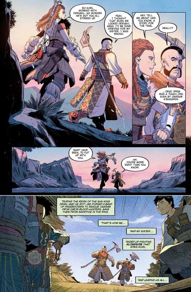 Horizon Zero Dawn: Liberation #1 preview page 2.