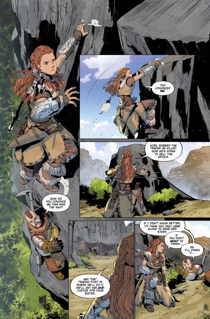 Horizon Zero Dawn: Liberation #4 preview page 1.