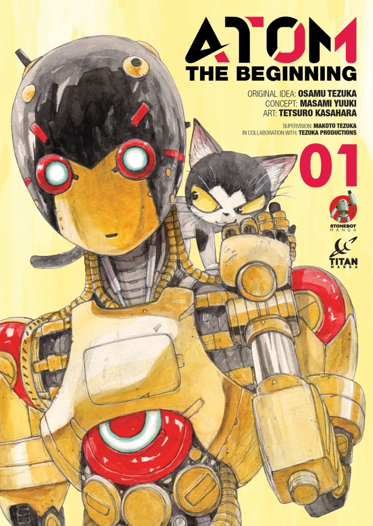 "Atom: The Beginning" Vol. 1 cover art.