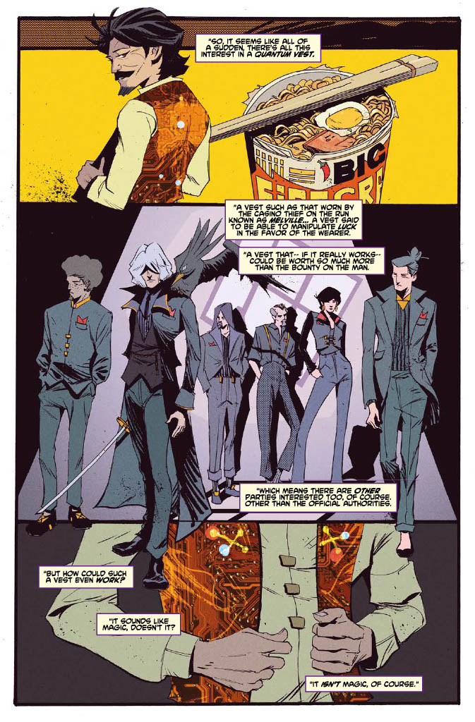 "Cowboy Bebop #3" preview page 1.