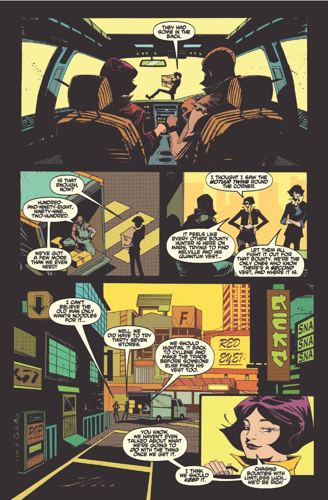 "Cowboy Bebop #3" preview page 3.