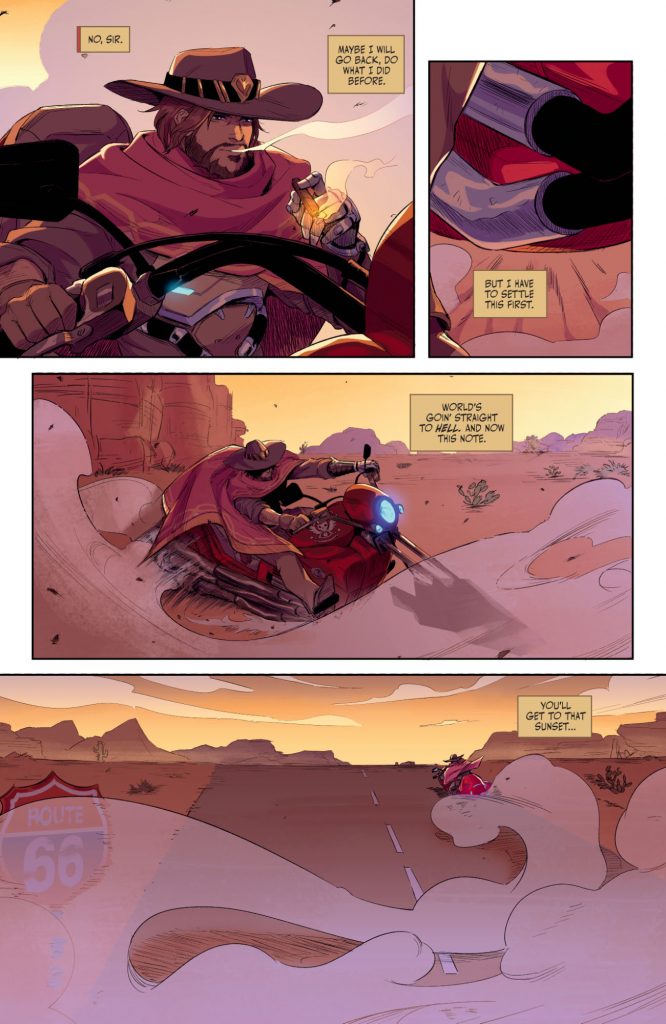 "Overwatch: New Blood #1" preview page 3.