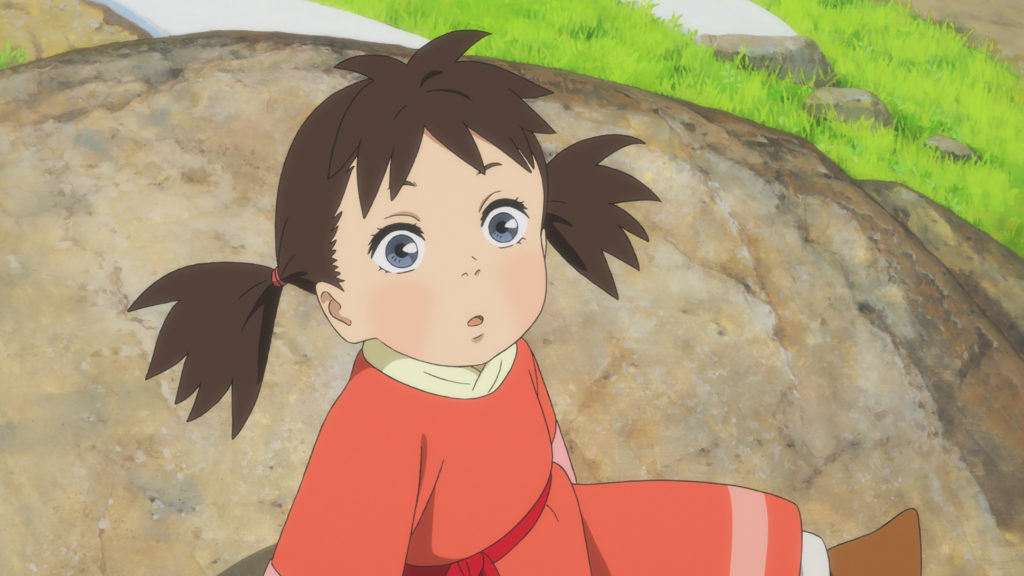 "The Deer King" screenshot featuring Yuna and her adorably puzzled expression.
