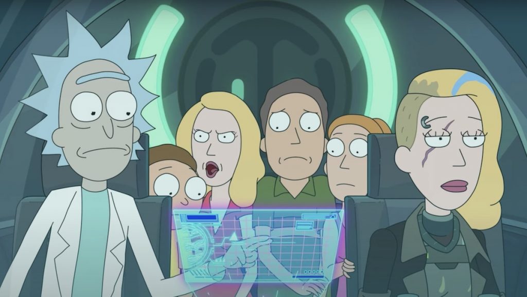 Rick and Morty season six premiere.