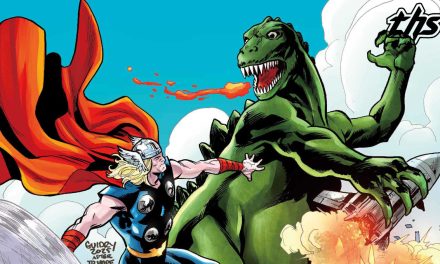 Godzilla Battles The God Of Thunder